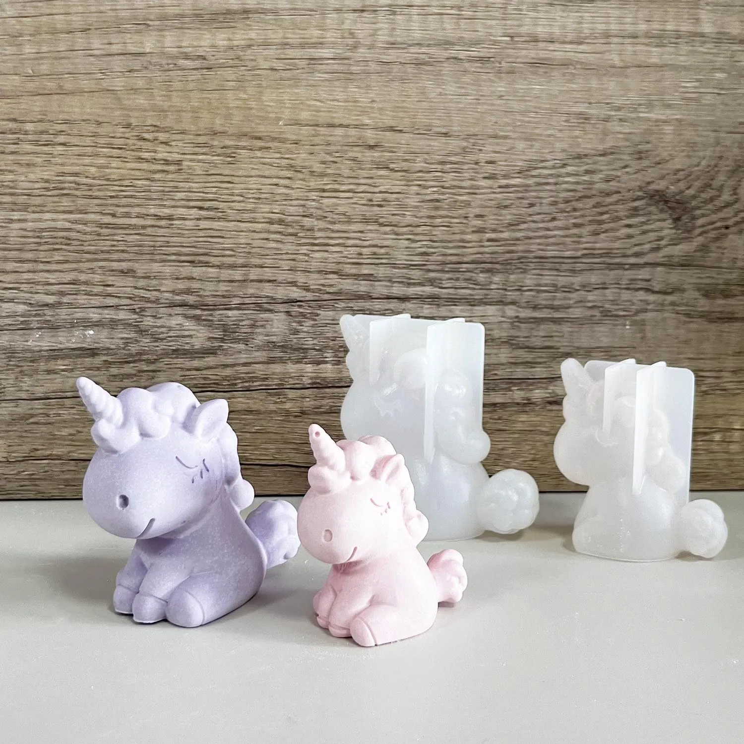 Soap Mold Silicone Loaf - 3D Geometrische Siliconen Eenhoorn Kat Herten