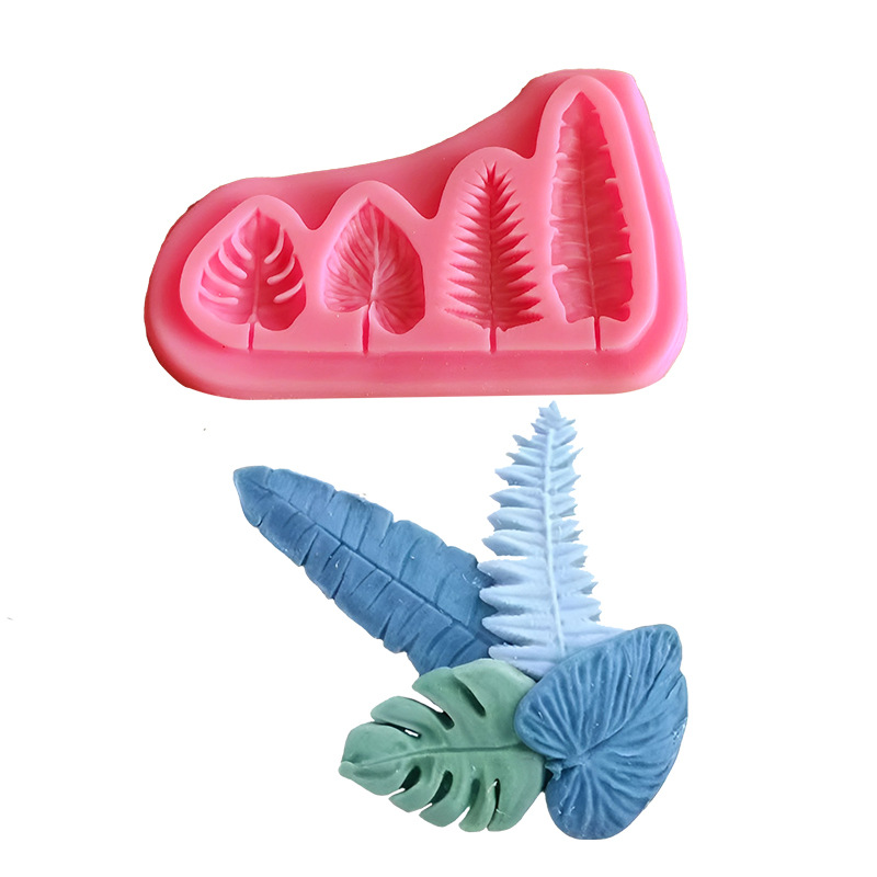 Soap Mold Silicone Loaf - Palmbladeren en schildpadblad siliconen mallen Fondant
