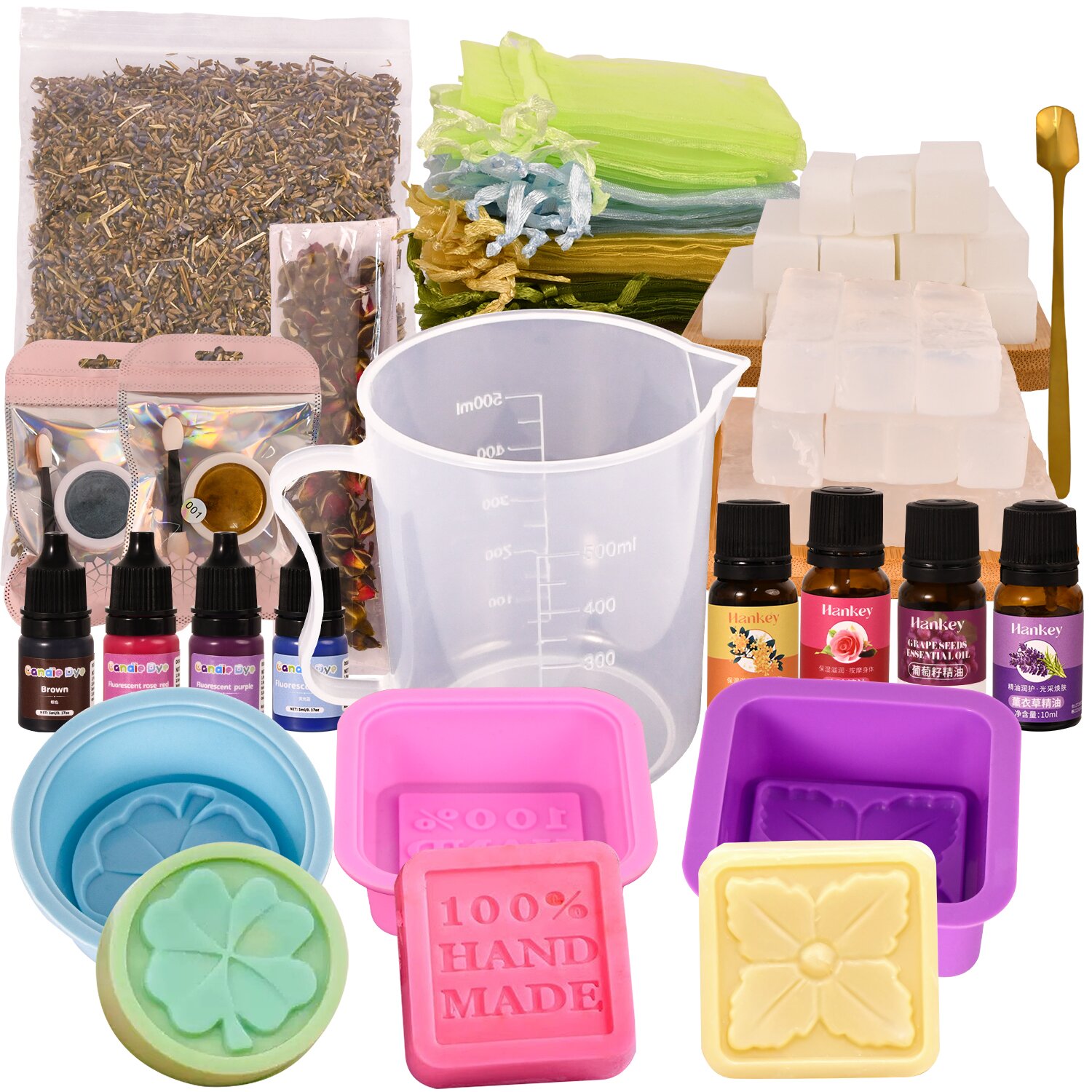 Soap Making Starter Kit - Grote PREMIUM Deluxe zeepmaakset - Alles-in-één