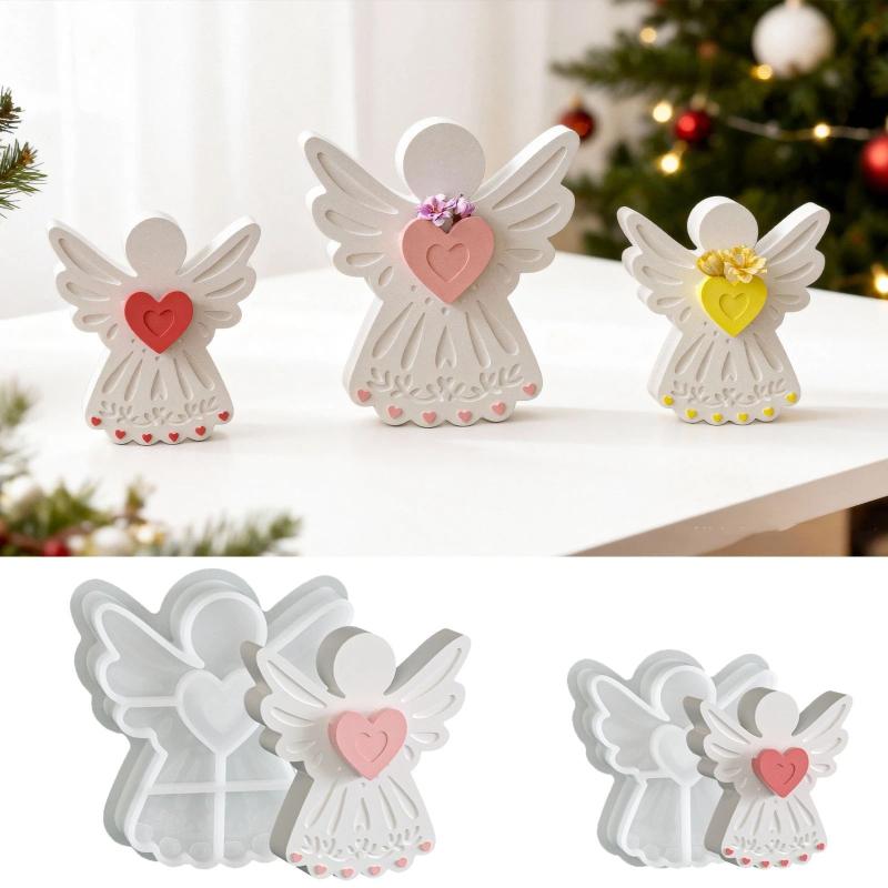 Soap Mold Silicone Loaf - Liefdesengel Gipsvorm Kaars Siliconen Mal DIY