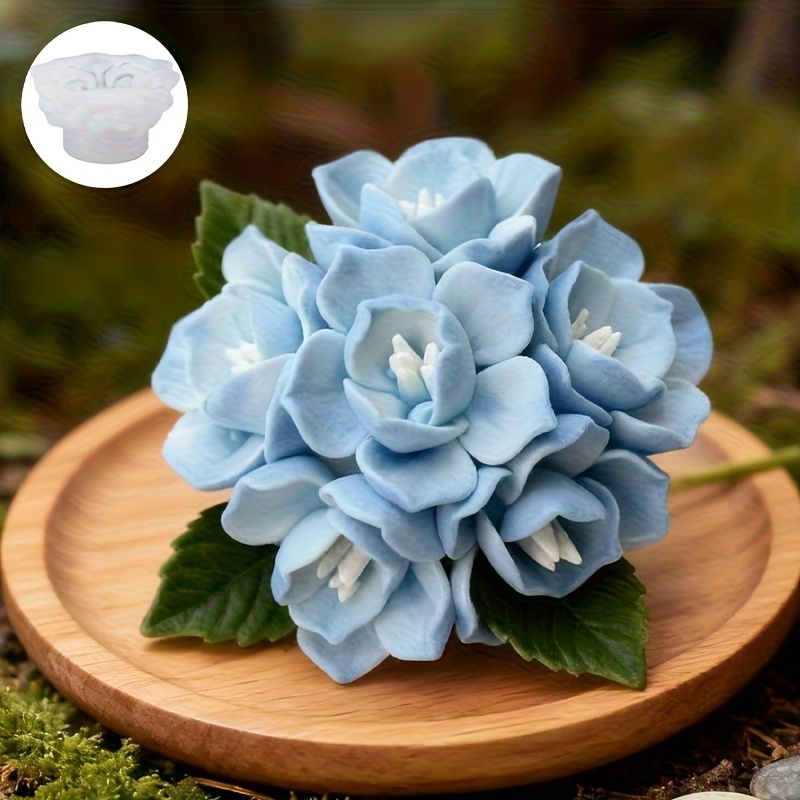 Soap Making Store - 1 siliconen mal voor hortensia-kaarsen, geschikt