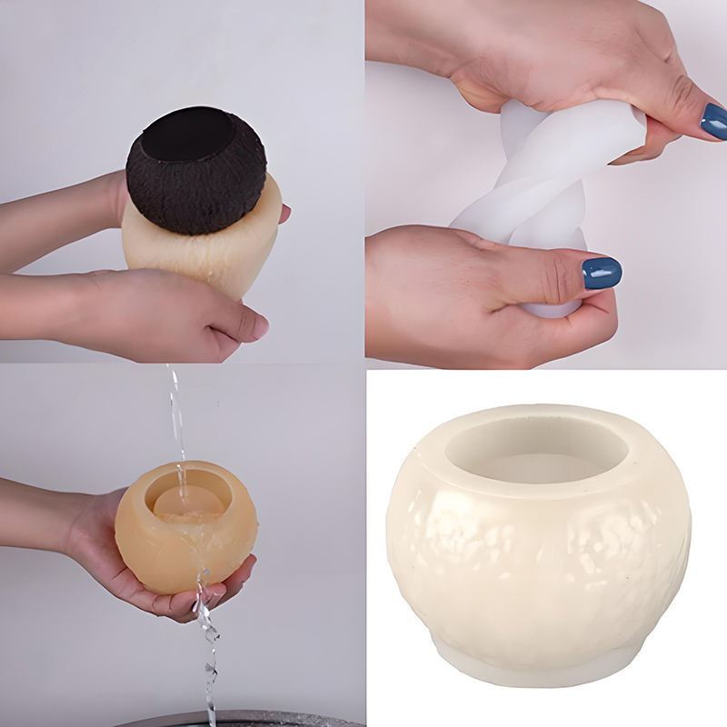 Soap Mold Silicone Loaf - 3D Simulatie Kokosnoot Siliconen Mal Aromatherapie