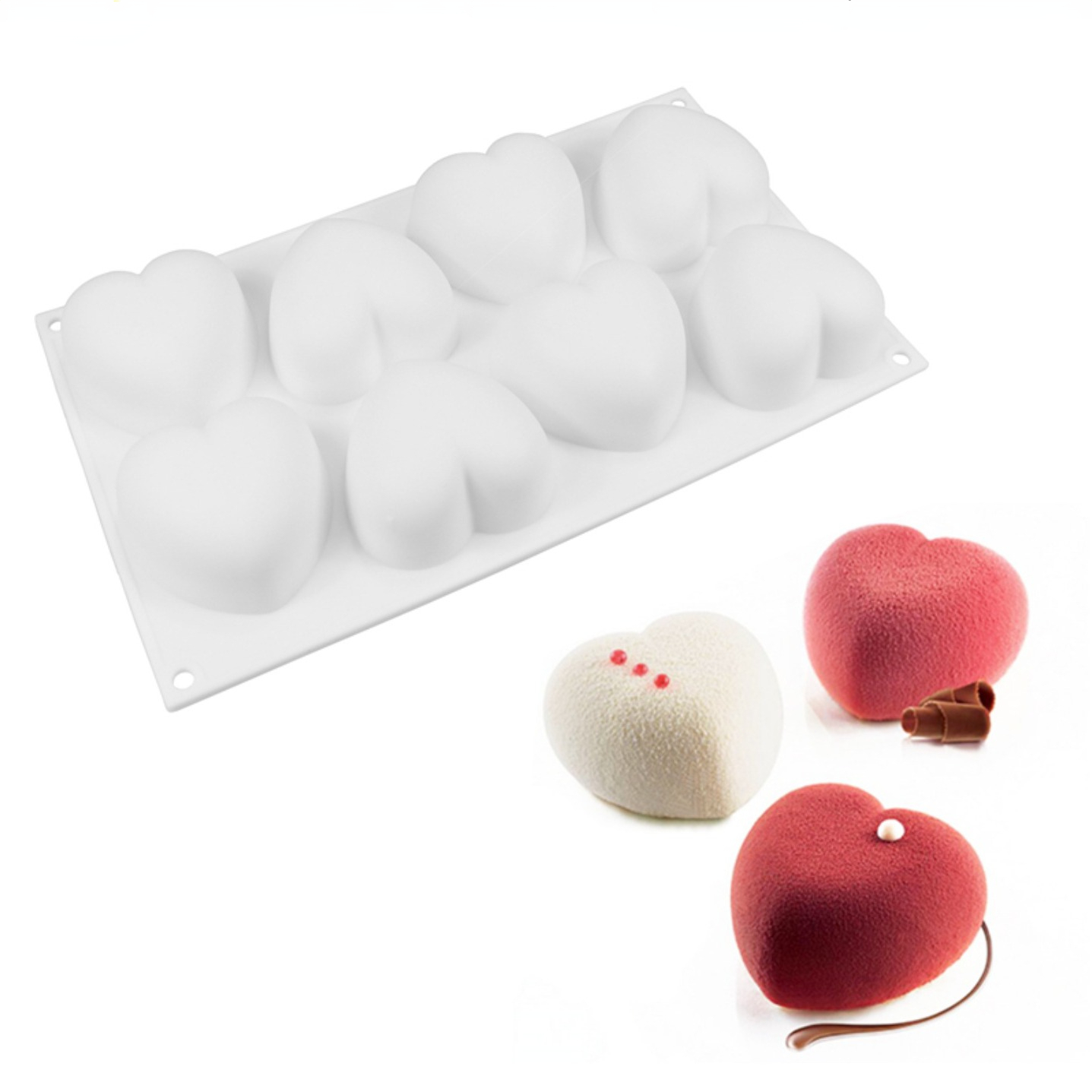 Soap Making Store - Liefde Hart Siliconen Zeep Schimmel Handgemaakte