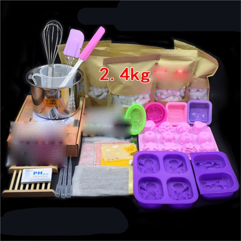 Soap Making Starter Kit - Creatieve Doe-Het-Zelf Handgemaakte Zeep Maken Materiaal