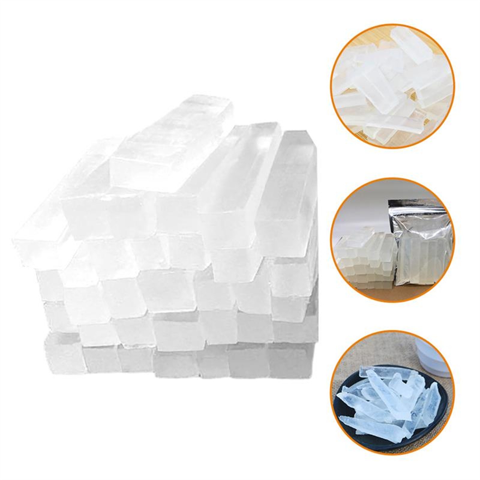 Soap Making Natural Ingredients - Transparante glycerinezeepbasis Natuurlijke plantaardige olie Diy