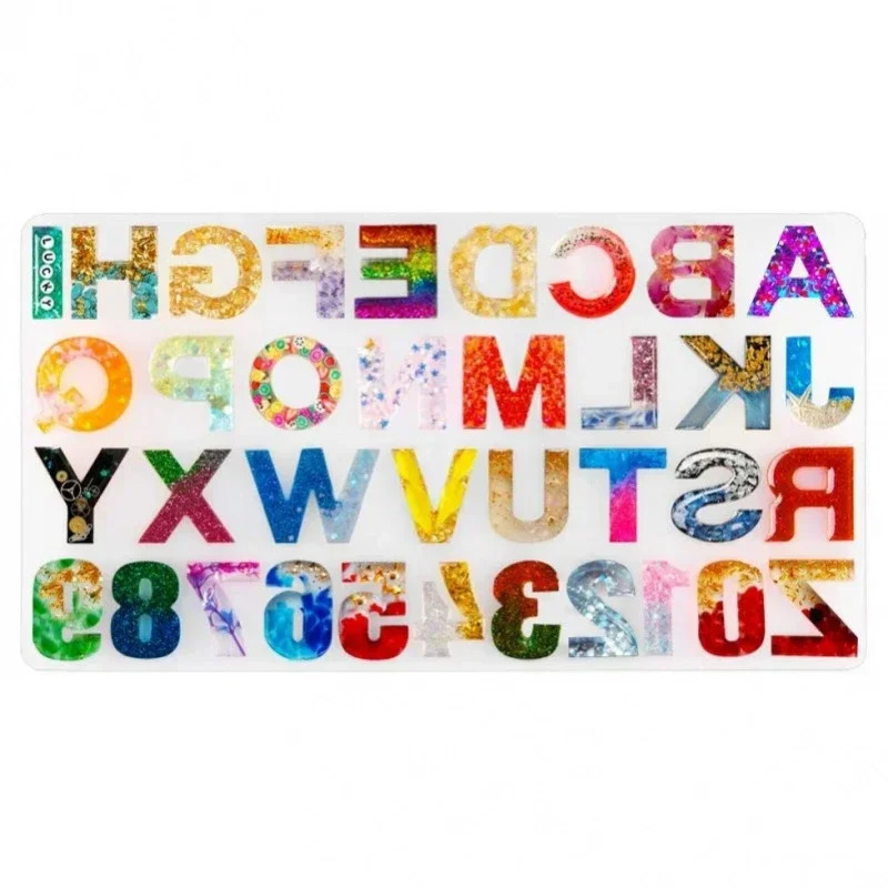 Soap Making Store - 1pc/2pcs/3pcs LettersAtoZ,Number0to9Silicone Mold,forDIYCrafts,Zeep maken, Kaarsen maken,