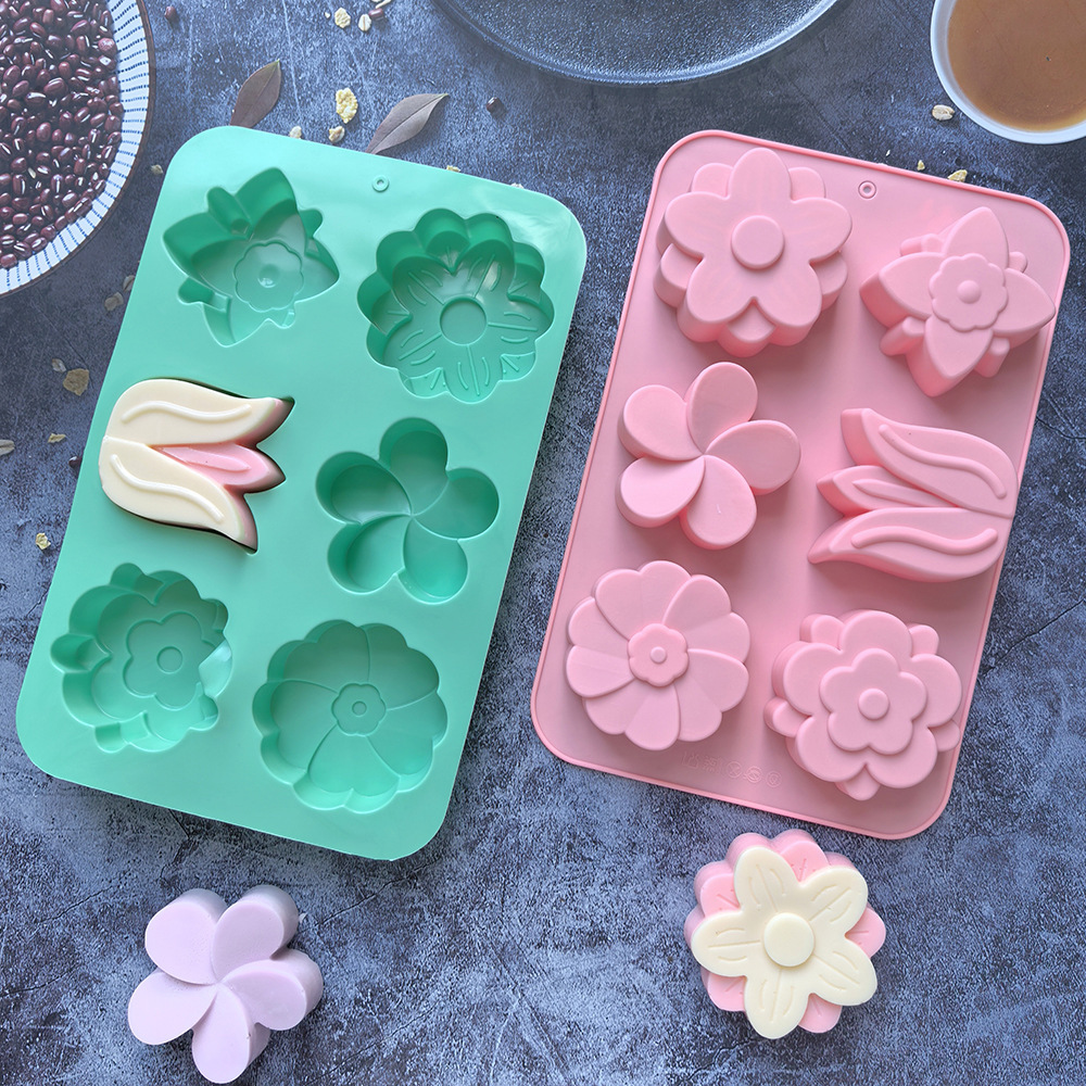 Soap Mold Silicone Loaf - Soorten siliconen bloemvormen, verschillende bloemvormige bakvormen,