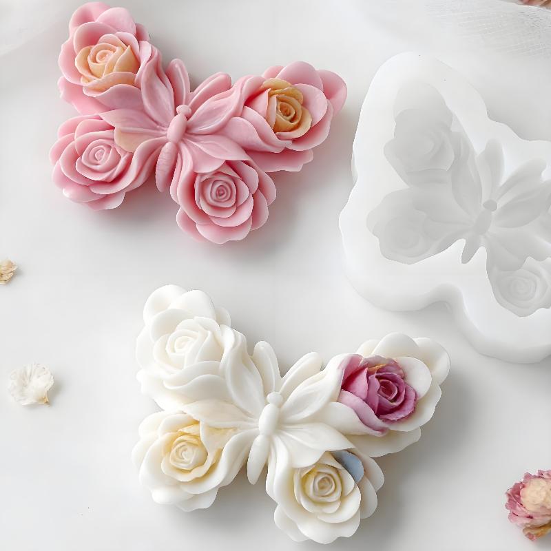 Soap Making Store - DIY Rose Butterfly Form siliconen mal