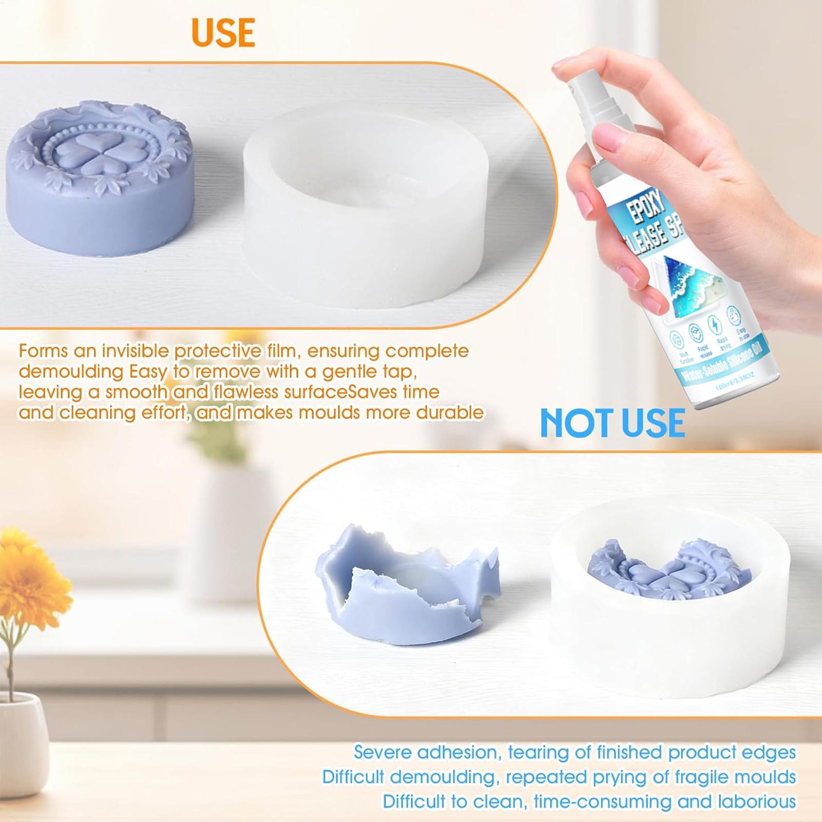 Siliconen ontvormspray Epoxy o - Soap Mold Silicone Loaf recensie en prijs