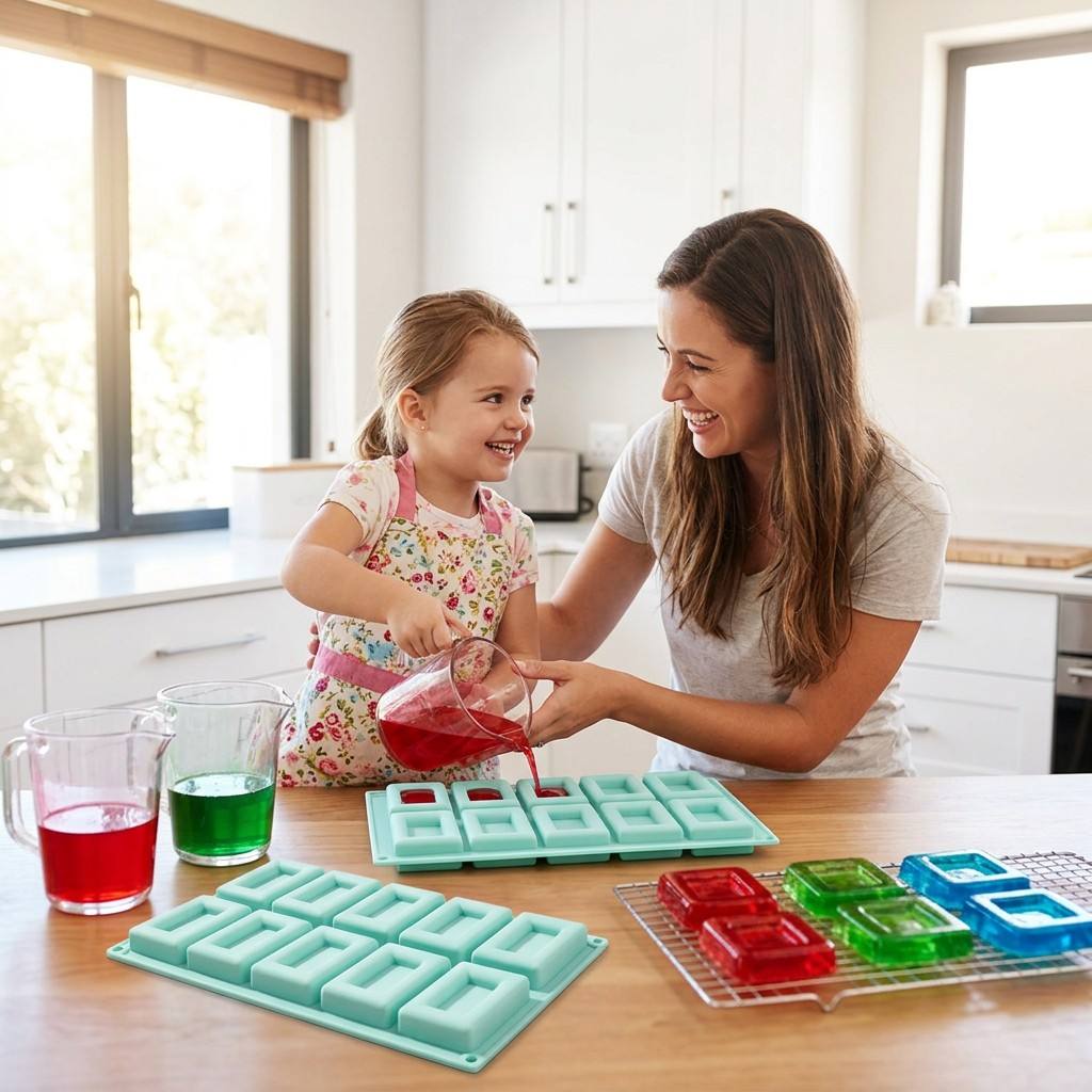 Anti-aanbak 10-gaats rechthoek - Soap Making Store recensie en prijs