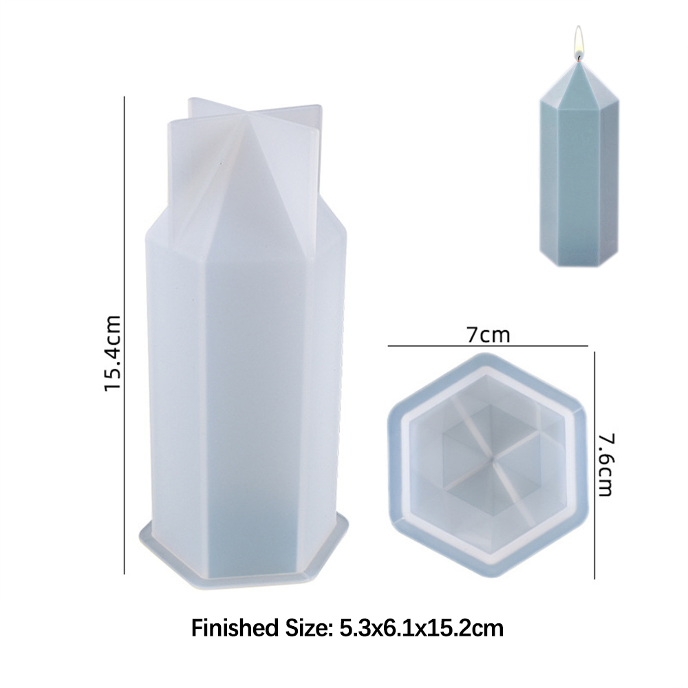 3d Zeshoekige Kolom Kaarsen Ma - Soap Making Lab recensie en prijs