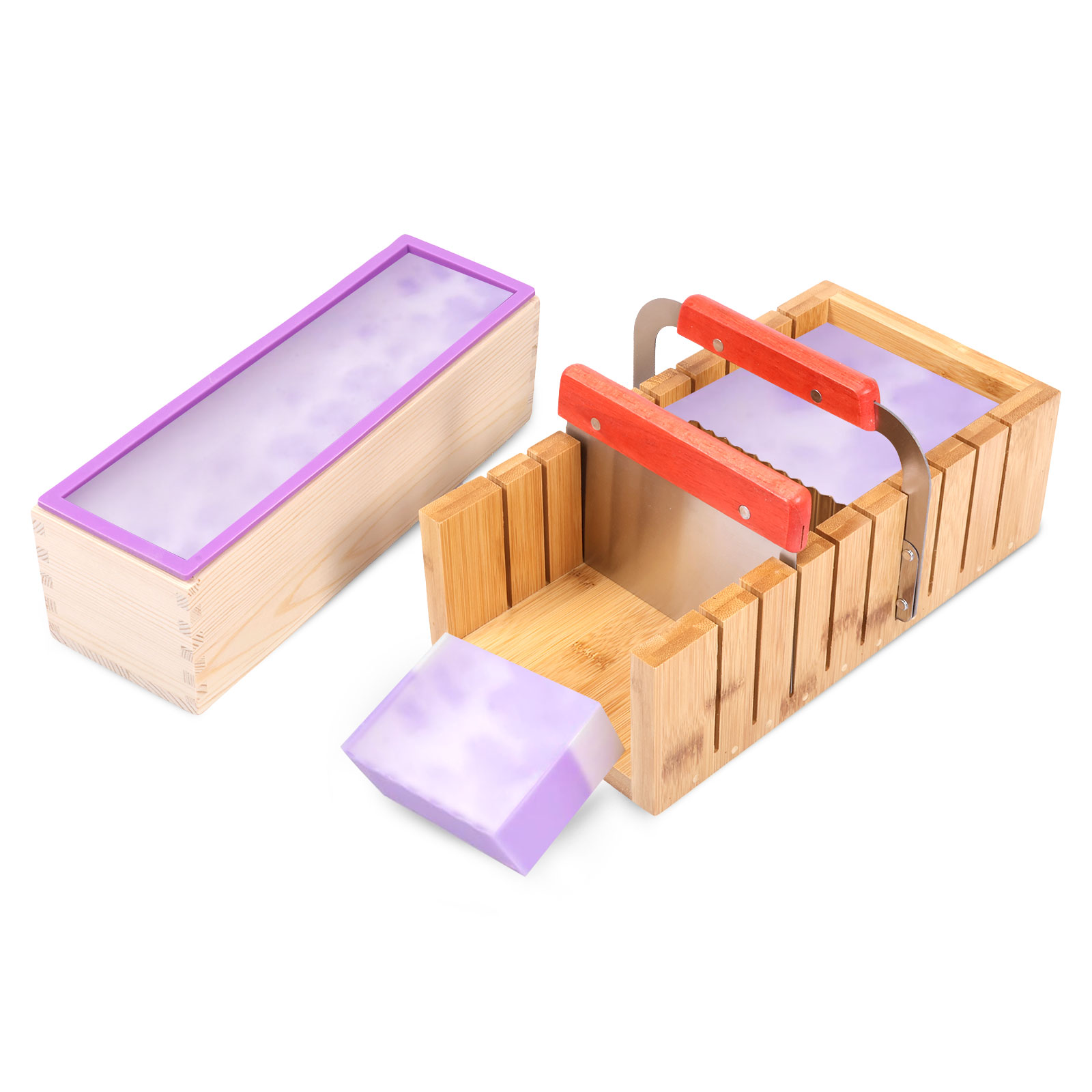DIY zeep maken mal kit met hou - Soap Making Starter Kit recensie en prijs