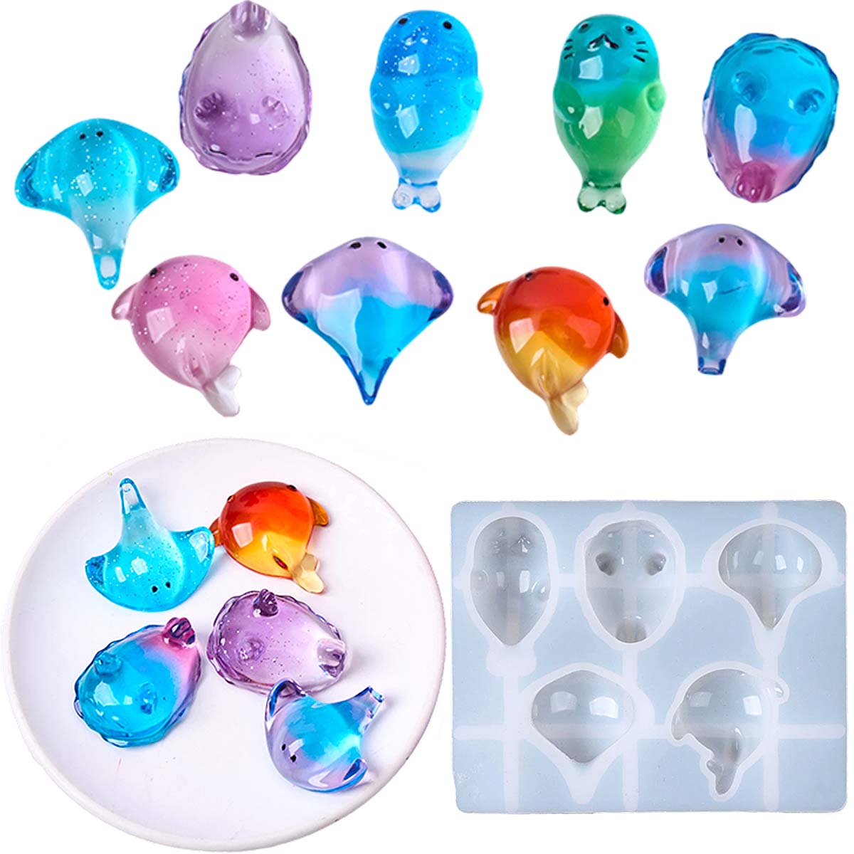 3D Healing Kawaii Manta Ray Wa - Soap Making Accessories recensie en prijs