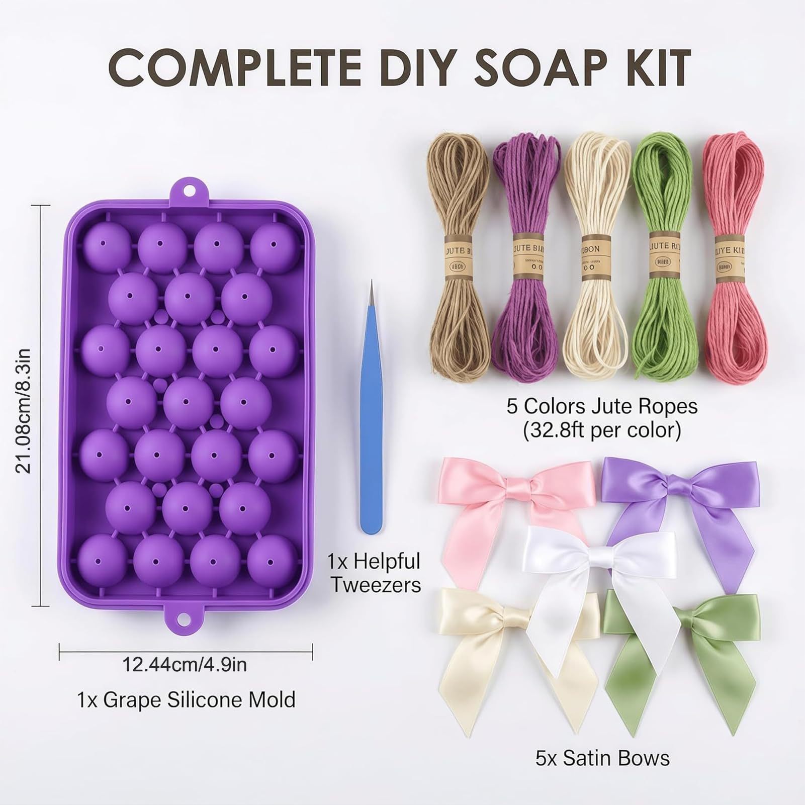 Creatieve druivenzeepvorm DIY  - Soap Making Hobbycraft recensie en prijs