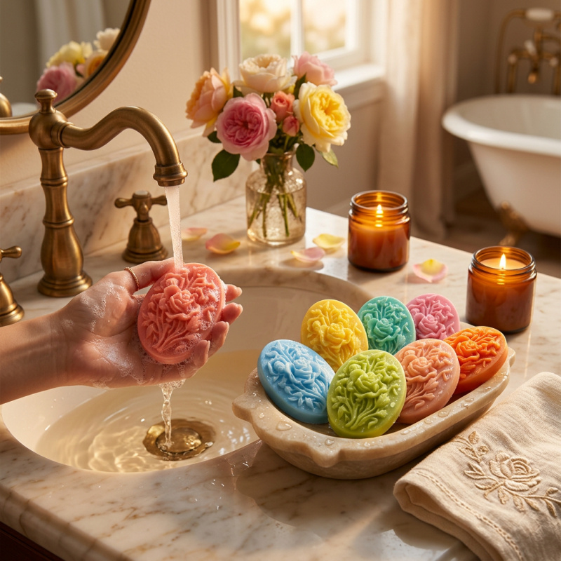 4 siliconenvormen met bloemvor - Soap Making Store recensie en prijs