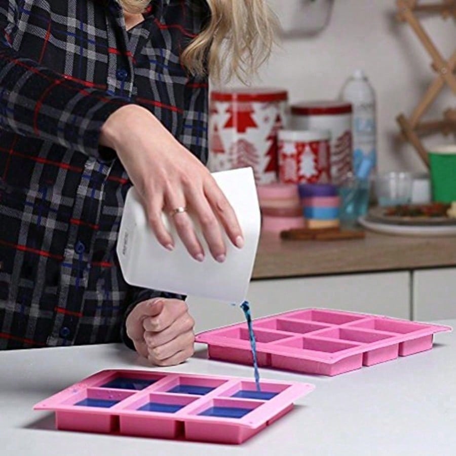 1-2 stuks 6-delige doe-het-zel - Soap Mold Silicone Loaf recensie en prijs